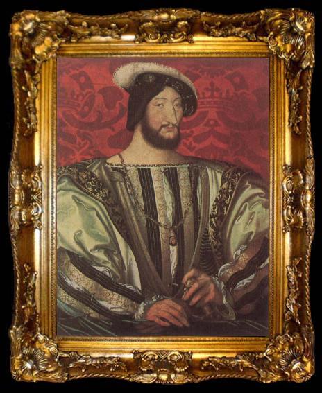 framed  Jean Clouet Francis i,King of France, ta009-2